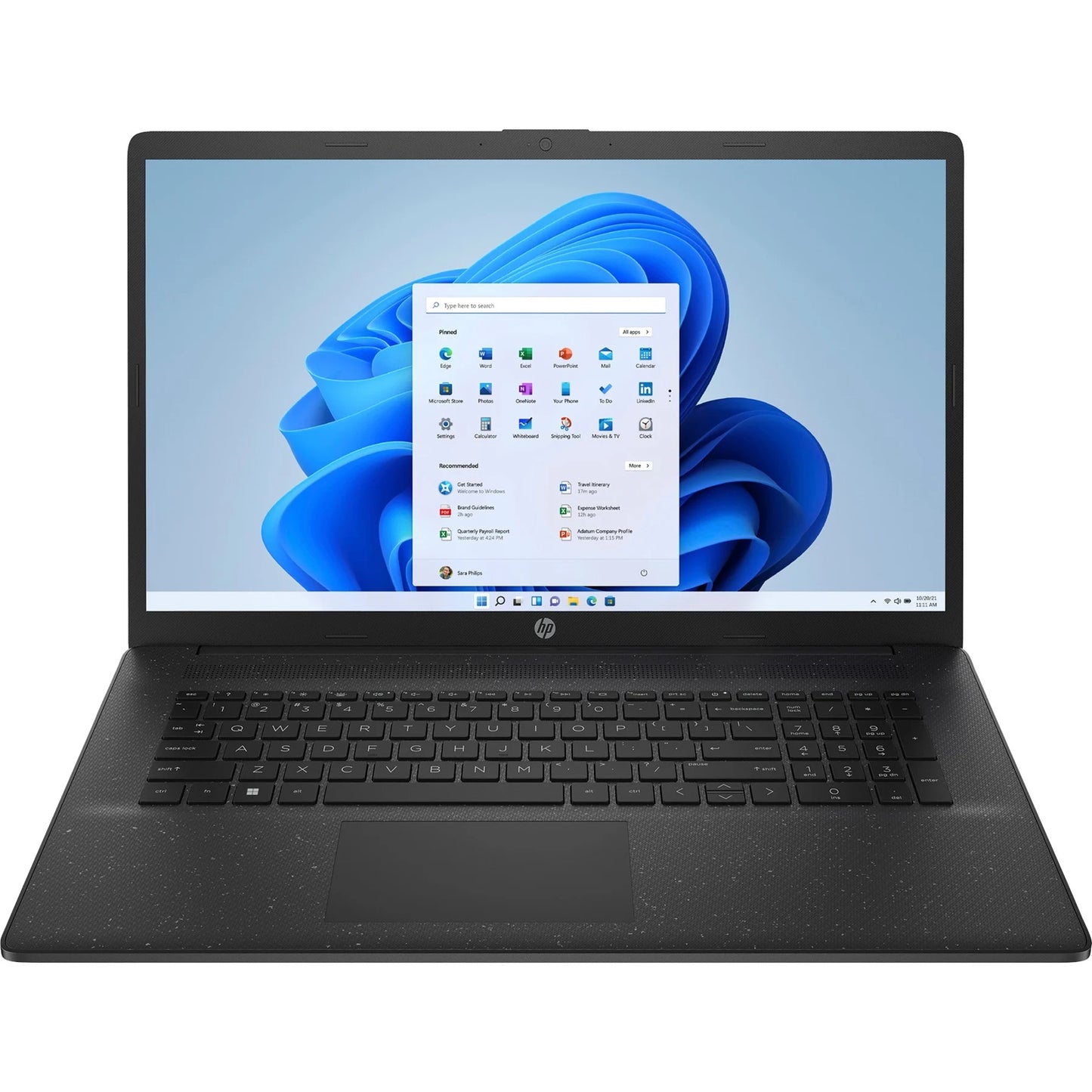 HP 17" HD+ Notebook ~ Intel QUAD 4x 2,6GHz ~ 8 GB RAM│256 GB SSD│Win11 Pro.│MS Office 2021