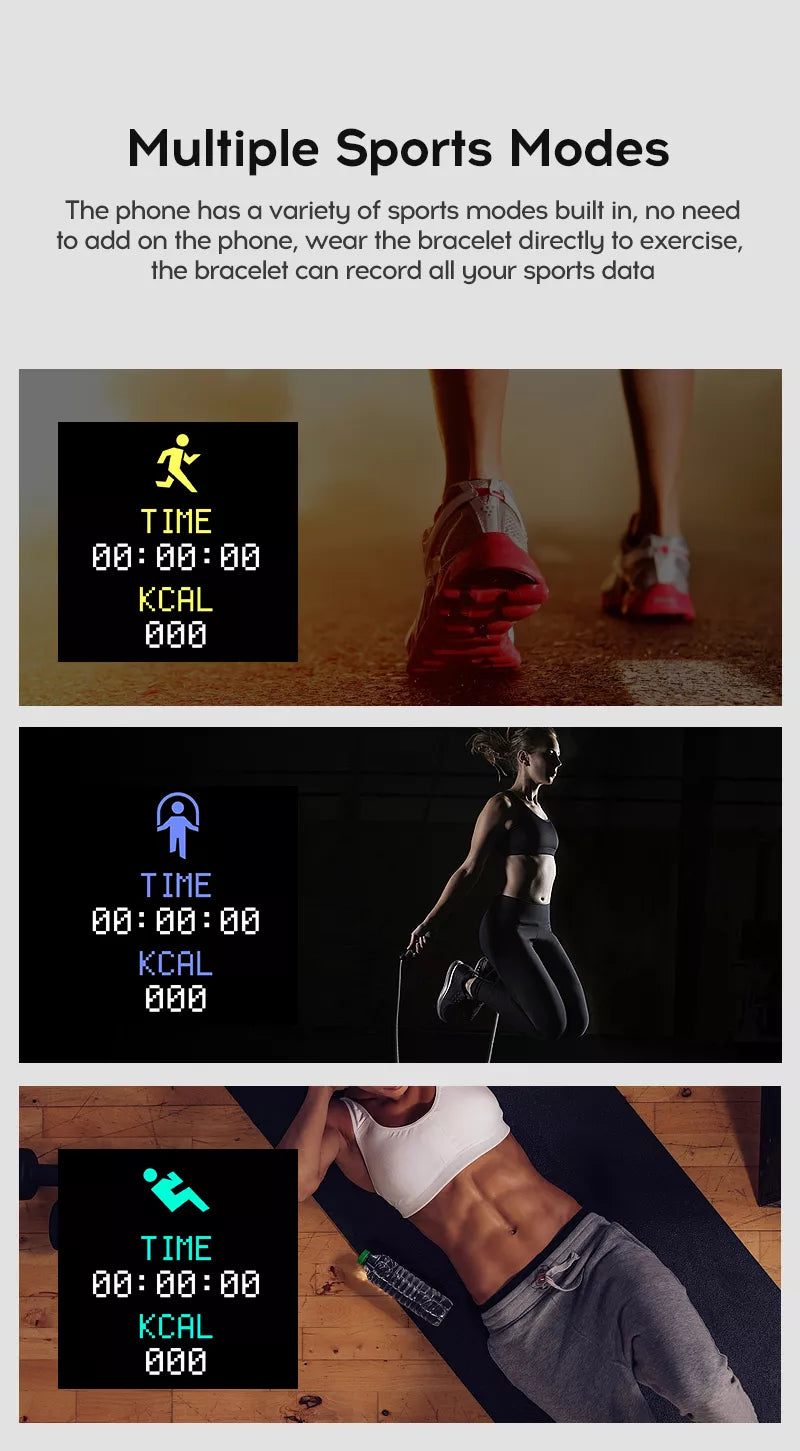 Neue Smart Sport Uhren Frauen Männer Fitness Armband Tracker Schritte Kalorien Gesundheit Monitor Bluetooth Armbanduhr Für Android IOS