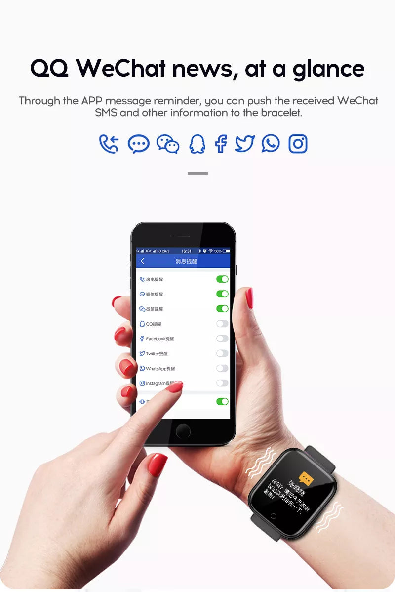 Neue Smart Sport Uhren Frauen Männer Fitness Armband Tracker Schritte Kalorien Gesundheit Monitor Bluetooth Armbanduhr Für Android IOS