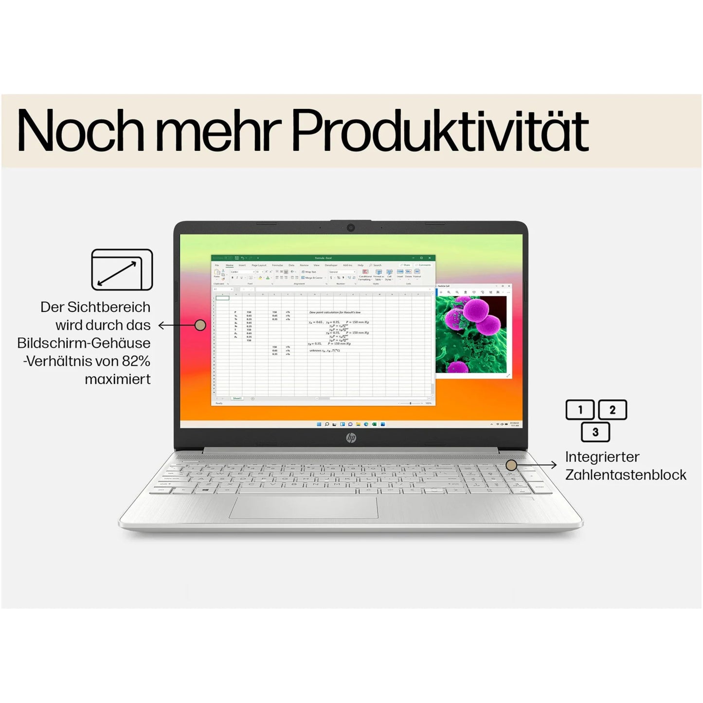 HP Notebook 15,6"│Intel Celeron N4120│8 GB RAM│512 GB SSD│Windows 11 Pro│MS Office 2021 Pro+