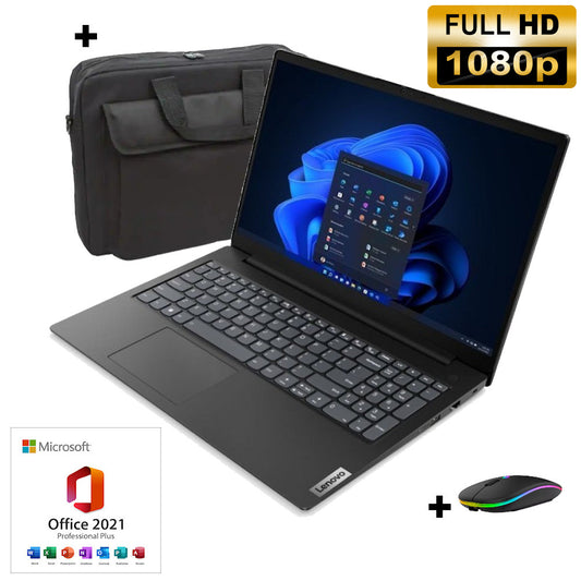 Lenovo Notebook ~ 15,6" FHD ~ Intel Celeron Dual-Core ~ bis zu 32GB RAM ~ bis zu 2TB SSD ~ Windows 11 ~ Office 2021