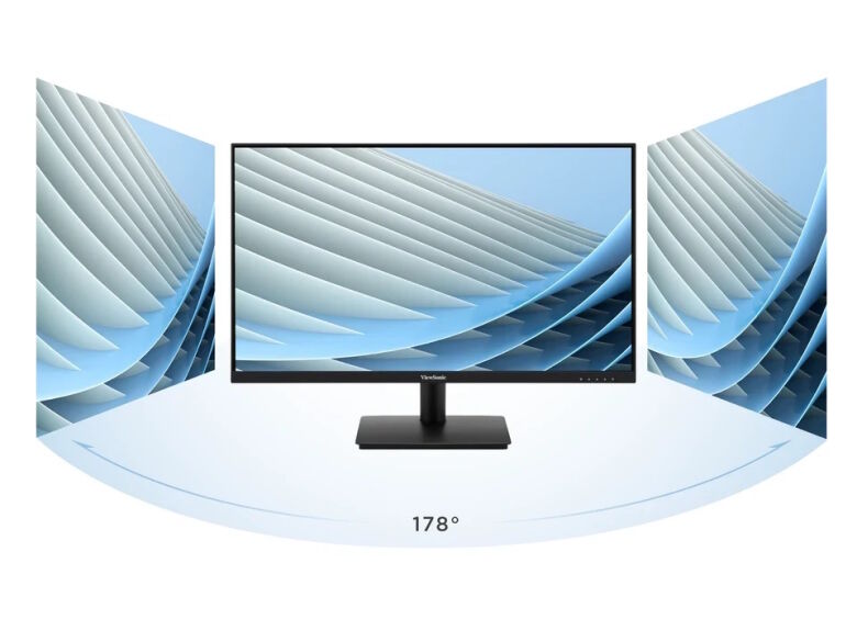 ViewSonic VA270-H Office Monitor - 27" Full HD-Monitor, IPS-Panel, Adaptive Sync, mit schneller Reaktionszeit von 1 ms