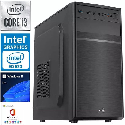 Komplett PC│Intel® Core™ 3-7100 3.90 GHz│16 GB DDR4 RAM│512 GB M.2 SSD│Win 11 Pro│Office 2