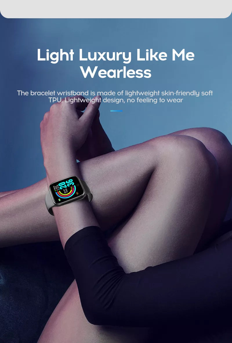 Neue Smart Sport Uhren Frauen Männer Fitness Armband Tracker Schritte Kalorien Gesundheit Monitor Bluetooth Armbanduhr Für Android IOS